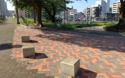 公共広場の施工